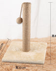 Sisal Cat Bed & Scratcher – 2-in-1 Nest with Anti-Dandruff Design