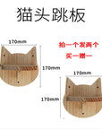 Wall-Mounted Cat Tree – Solid Wood Climber with Nest & Capsule