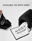 Reversible Black & White Printed Dog & Cat Blanket – Dual-Sided Comfort