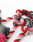Plush Durable Chew Resistant Interactive Rope Dog Toy