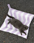 Square Striped Cooling Waterproof Dog & Cat Mat – Portable & Comfortable Sleep Mat