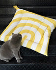 Square Striped Cooling Waterproof Dog & Cat Mat – Portable & Comfortable Sleep Mat