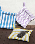 Square Striped Cooling Waterproof Dog & Cat Mat – Portable & Comfortable Sleep Mat