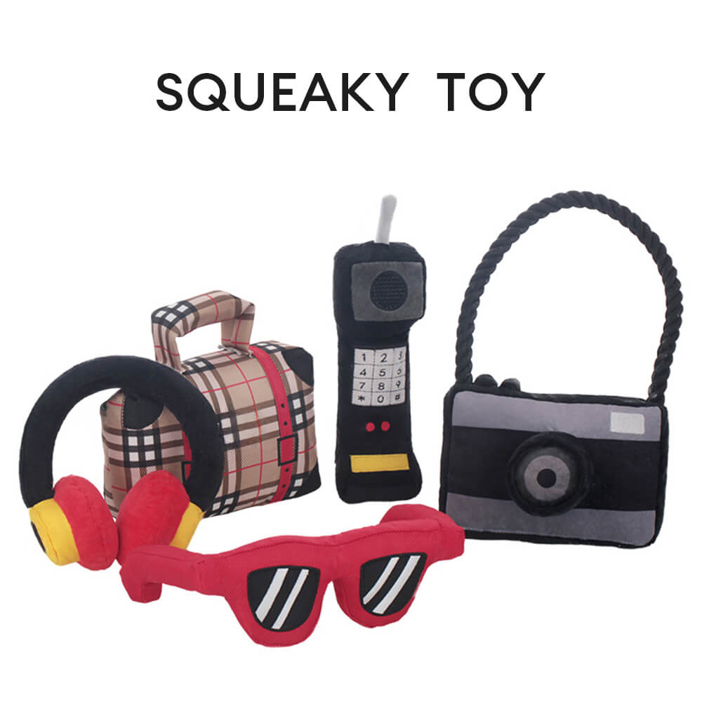 Travel Plush Dog Chew Toy – Durable &amp; Interactive Fun