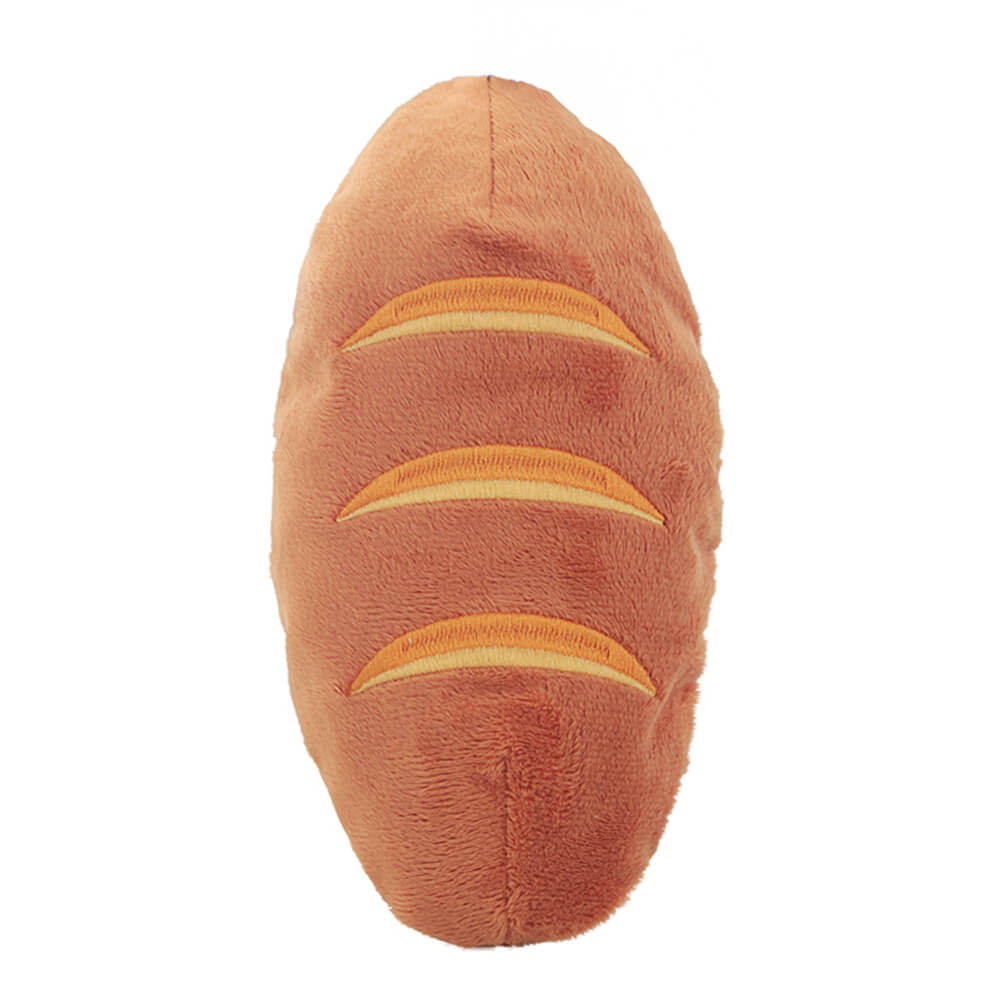 Plush Pizza &amp; Hot Dog Shaped Squeaky Dog Chew Toy