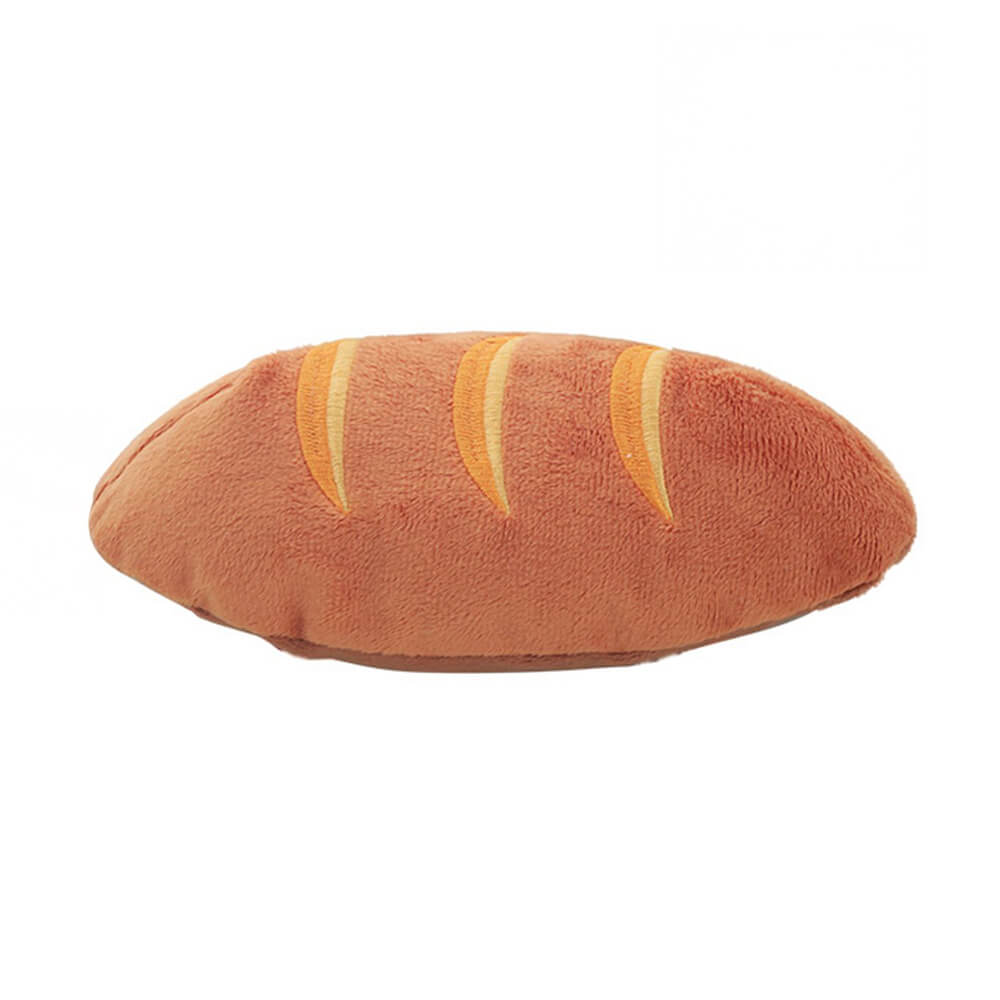 Plush Pizza &amp; Hot Dog Shaped Squeaky Dog Chew Toy