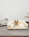 Fluffy Plush Thickened Cozy Pet Calming Bed Dog Cat Sofa Bed - Pawhearth