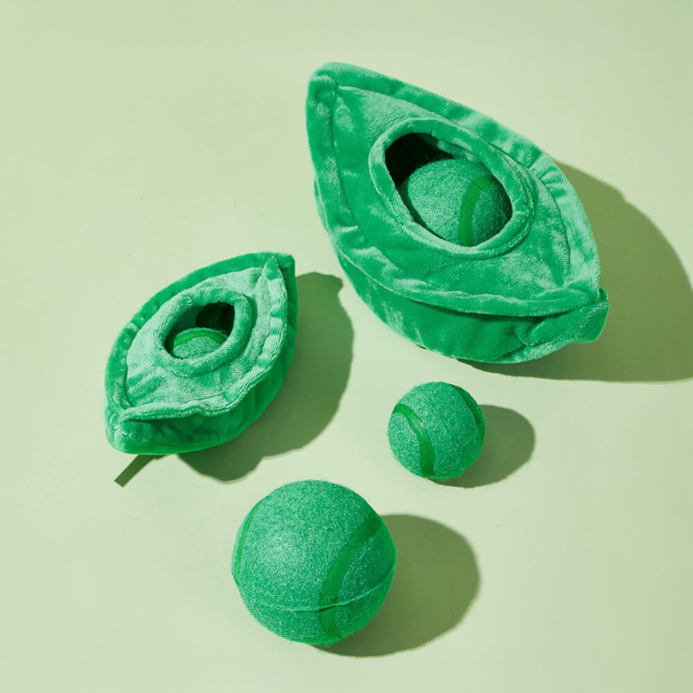 Tennis Ball Dog Toy – Food Hiding &amp; Teething Interactive Fun