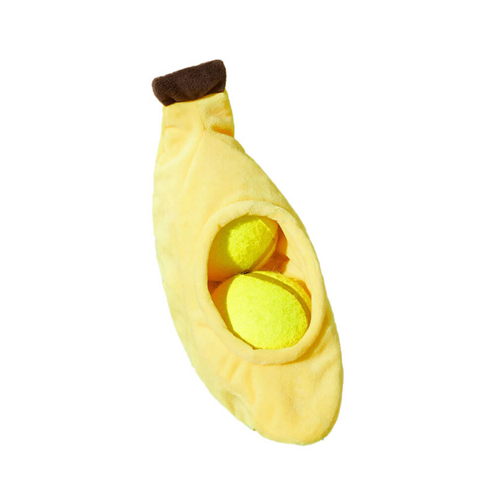 Tennis Ball Dog Toy – Food Hiding &amp; Teething Interactive Fun