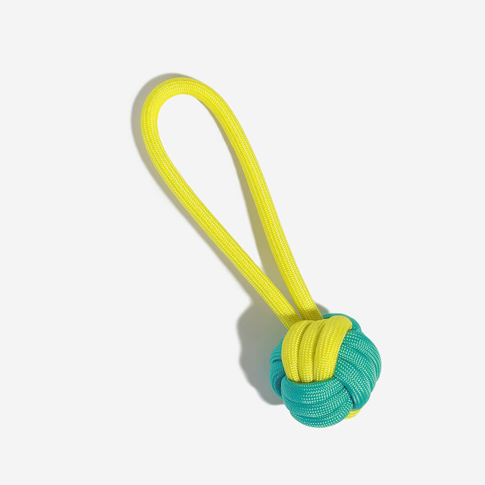 Color Clash Rope Tug Dog Toy – Durable &amp; Interactive Chew Toy