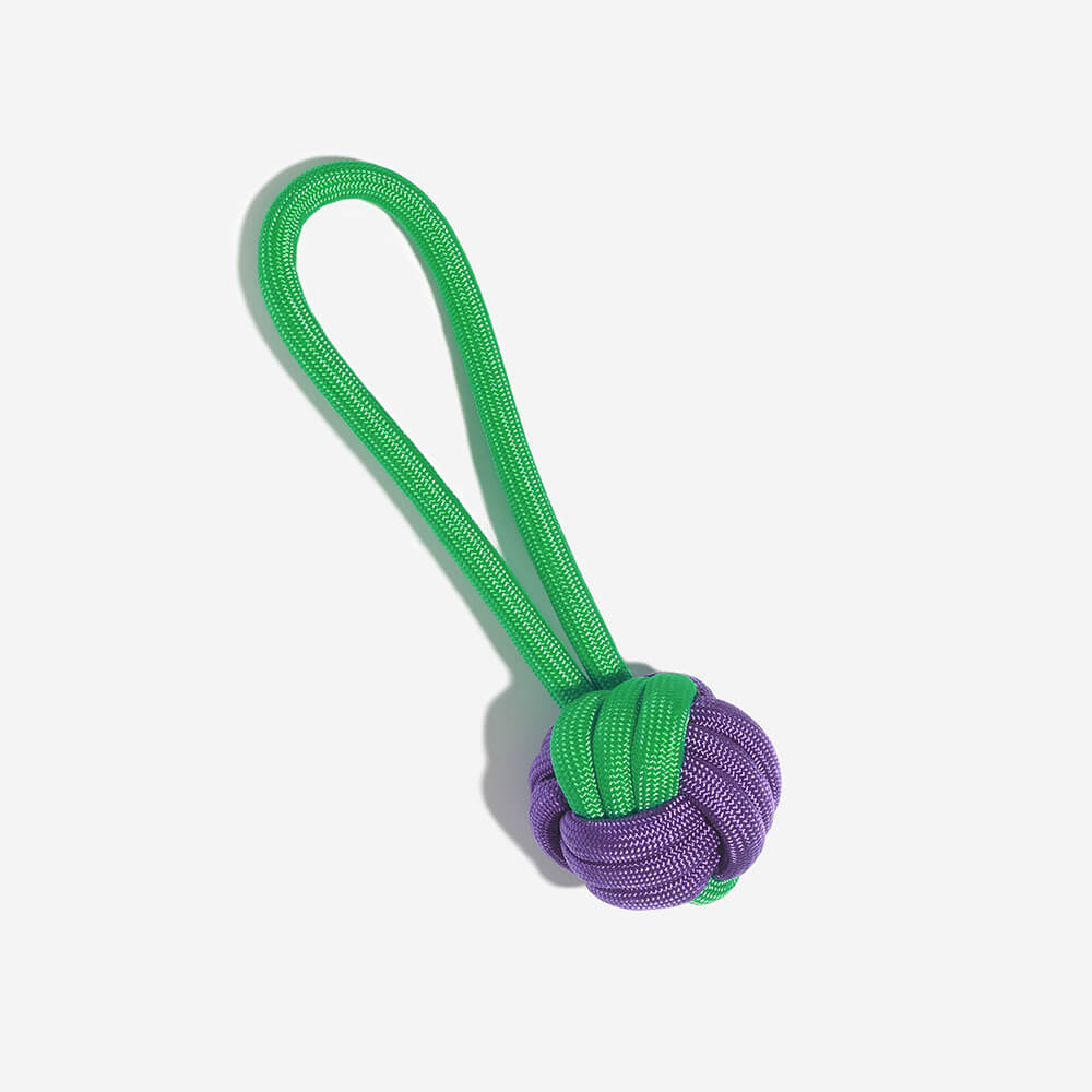 Color Clash Rope Tug Dog Toy – Durable &amp; Interactive Chew Toy