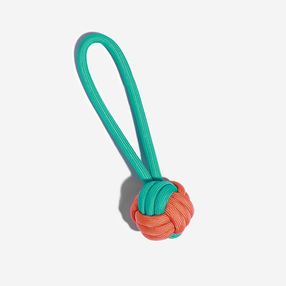 Color Clash Rope Tug Dog Toy – Durable &amp; Interactive Chew Toy