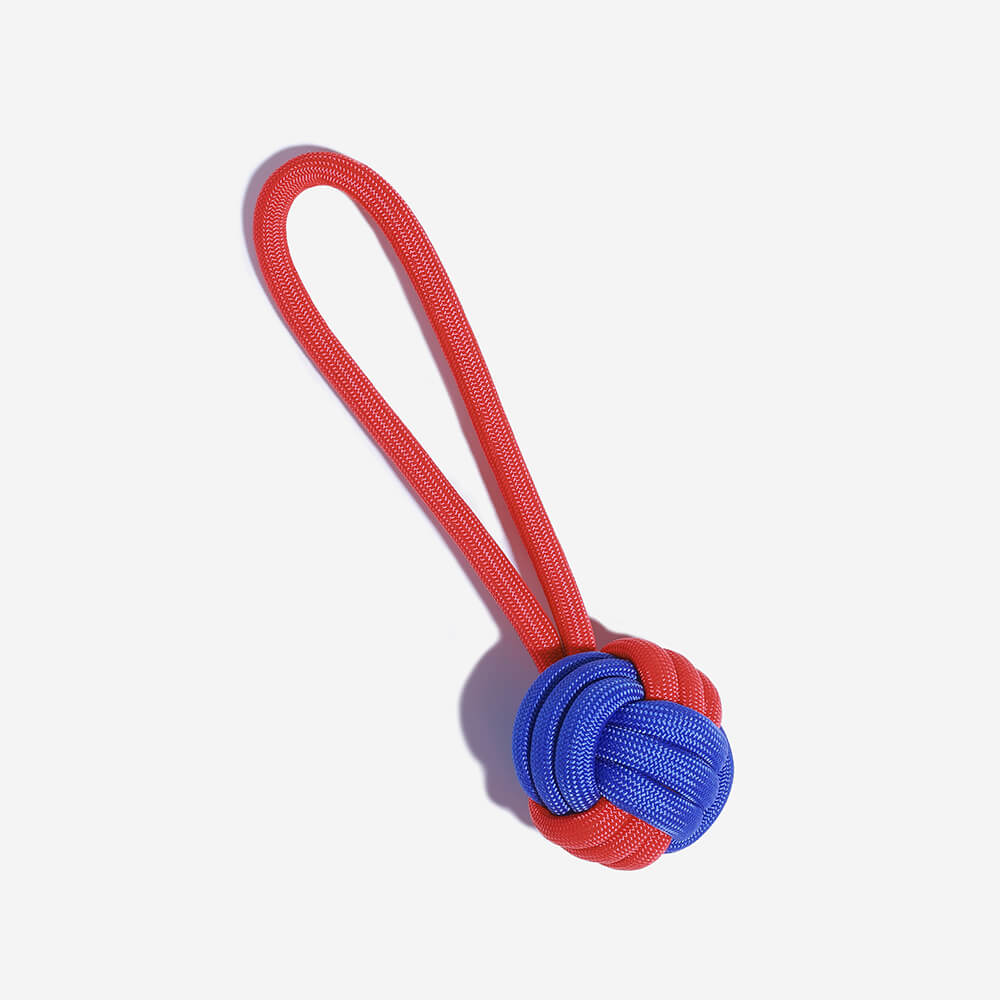 Color Clash Rope Tug Dog Toy – Durable &amp; Interactive Chew Toy