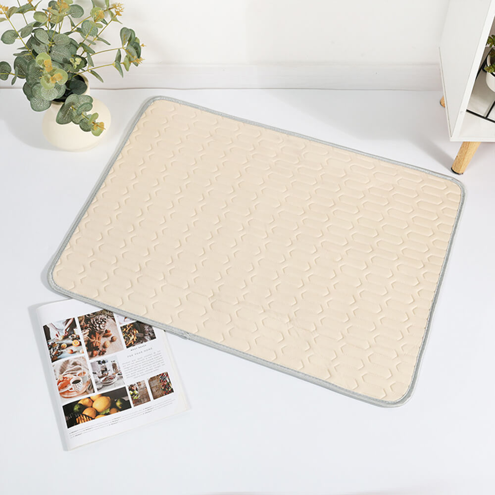 Cooling Ice Silk Dog &amp; Cat Mat – Washable, Non-Slip &amp; Breathable