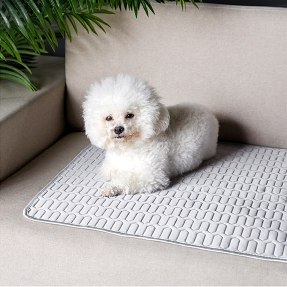 Cooling Ice Silk Dog &amp; Cat Mat – Washable, Non-Slip &amp; Breathable