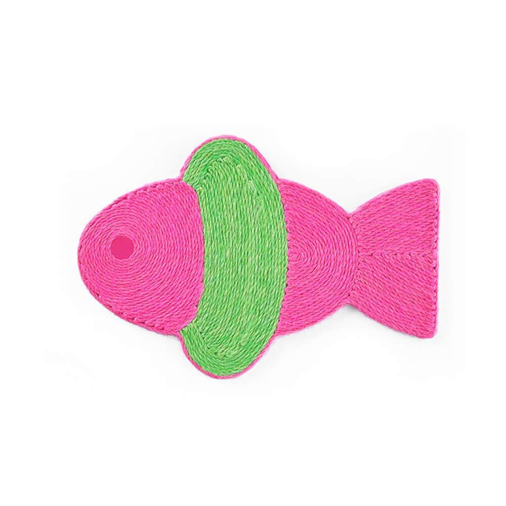 Fish Shaped Sisal Cat Scratching Board – Durable &amp; Decorative