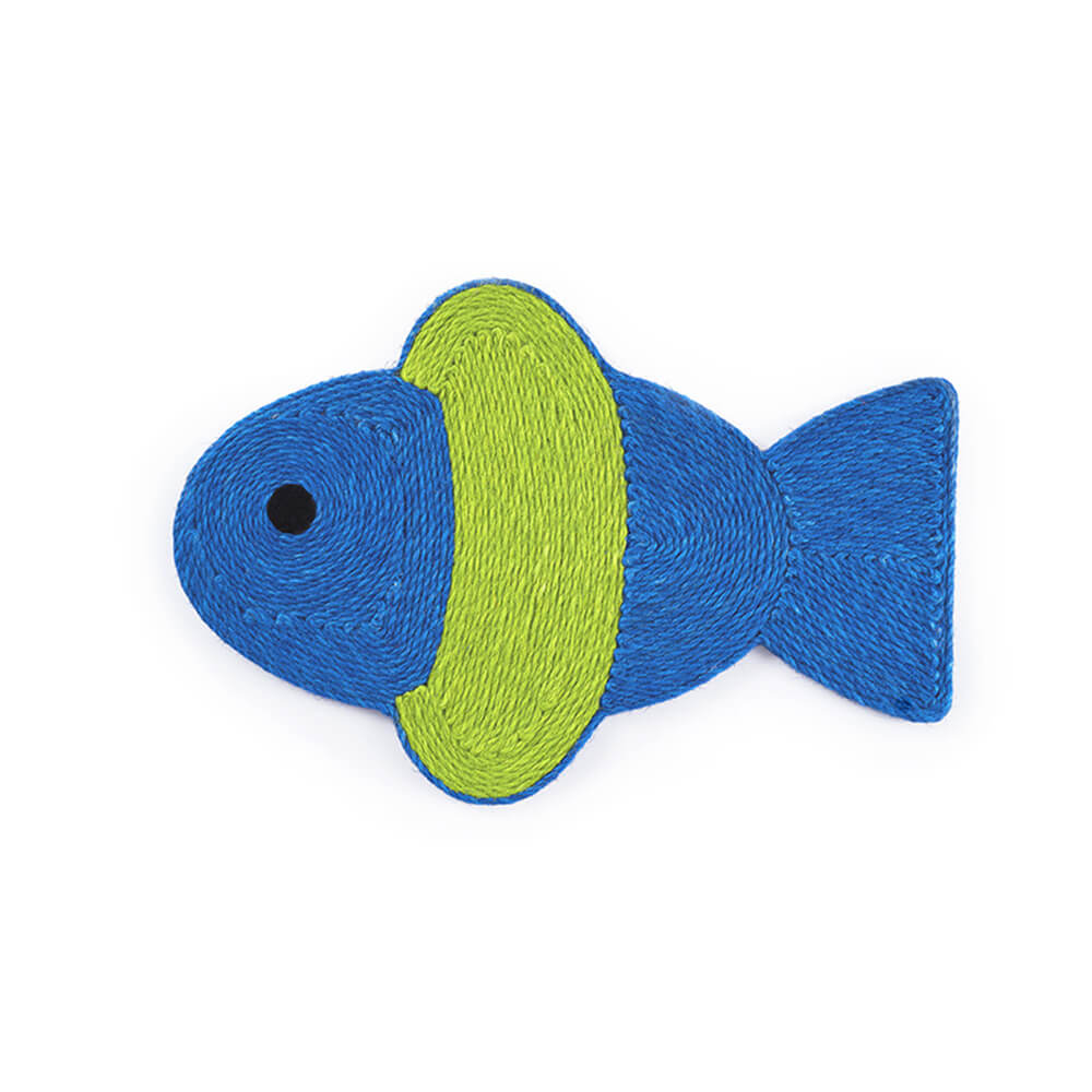 Fish Shaped Sisal Cat Scratching Board – Durable &amp; Decorative