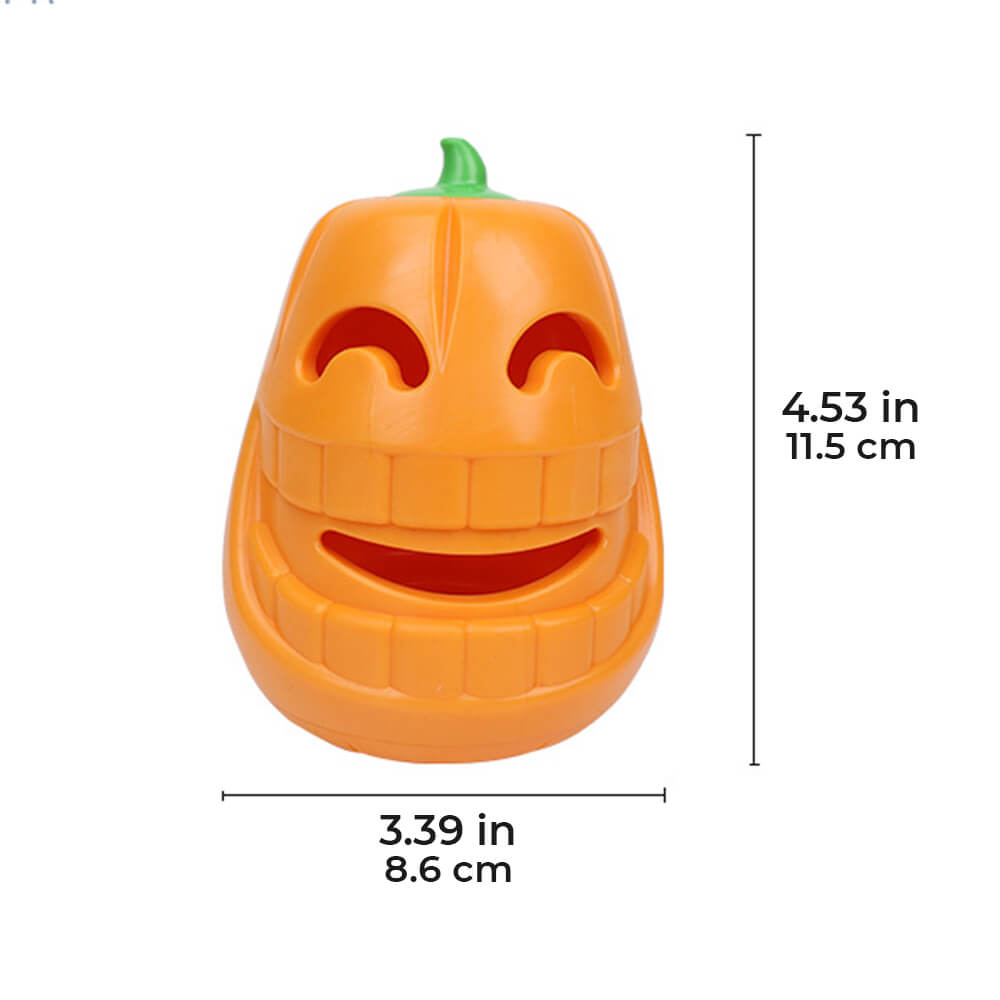Pumpkin Treat Dispensing Dog Toy – Interactive Chew &amp; Play