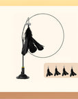 Suction Cup Interactive Feather Teaser Cat Toy