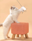 Suction Cup Interactive Feather Teaser Cat Toy
