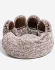Large Round Dog Bed - Fuzzy Paw - Pawhearth