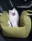 Herringbone Travel Bolster Safety Puppy Dog Car Seat Bed