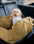 Herringbone Travel Bolster Safety Puppy Dog Car Seat Bed