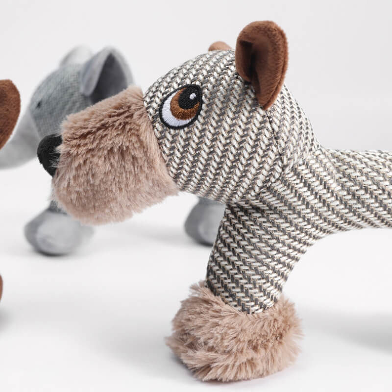 Animal Squeaky Plush Dog Toy – Soft, Fun &amp; Interactive Chew Toy