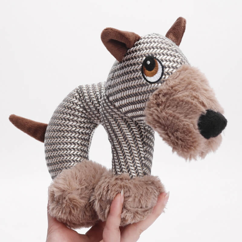 Animal Squeaky Plush Dog Toy – Soft, Fun &amp; Interactive Chew Toy