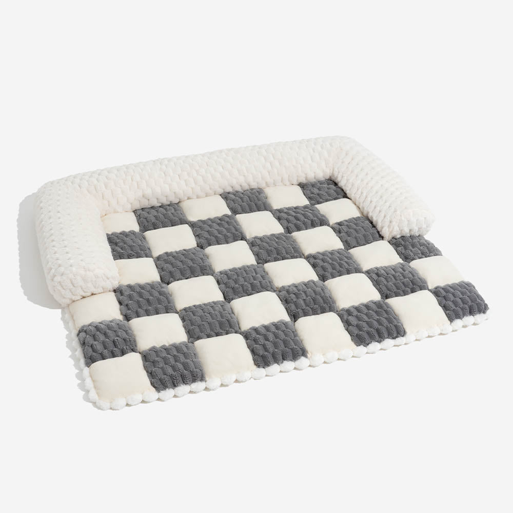 Plaid Cozy Sofa Protector Dog Mat – SnugPad for Pets