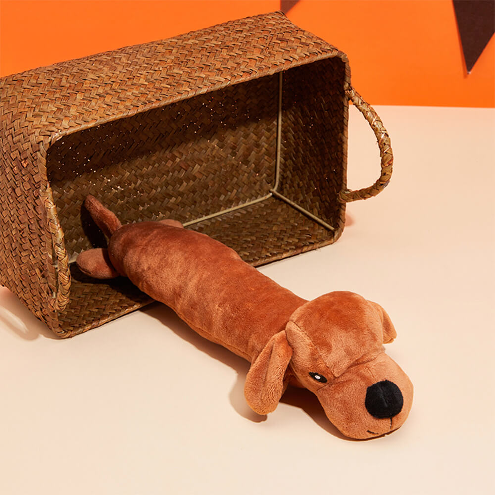 Durable Plush Squeaky Dog Chew Toy – Bite-Resistant Fun