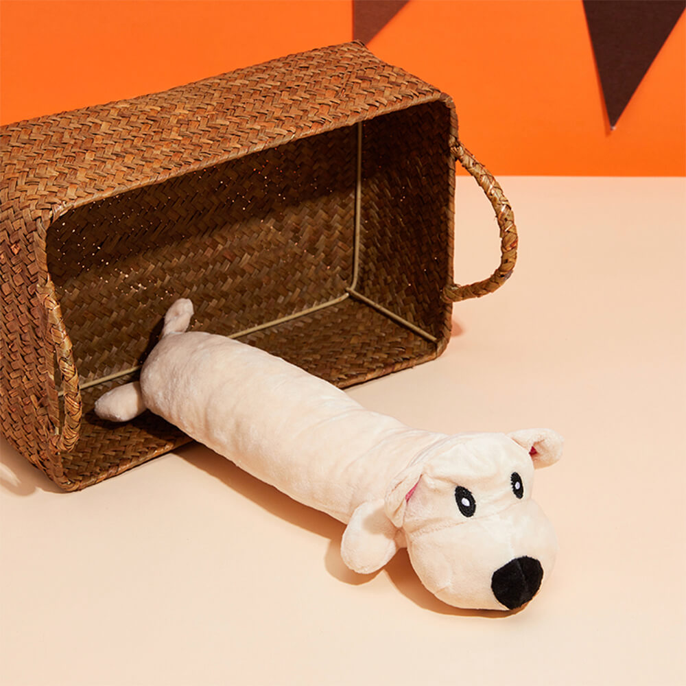Durable Plush Squeaky Dog Chew Toy – Bite-Resistant Fun