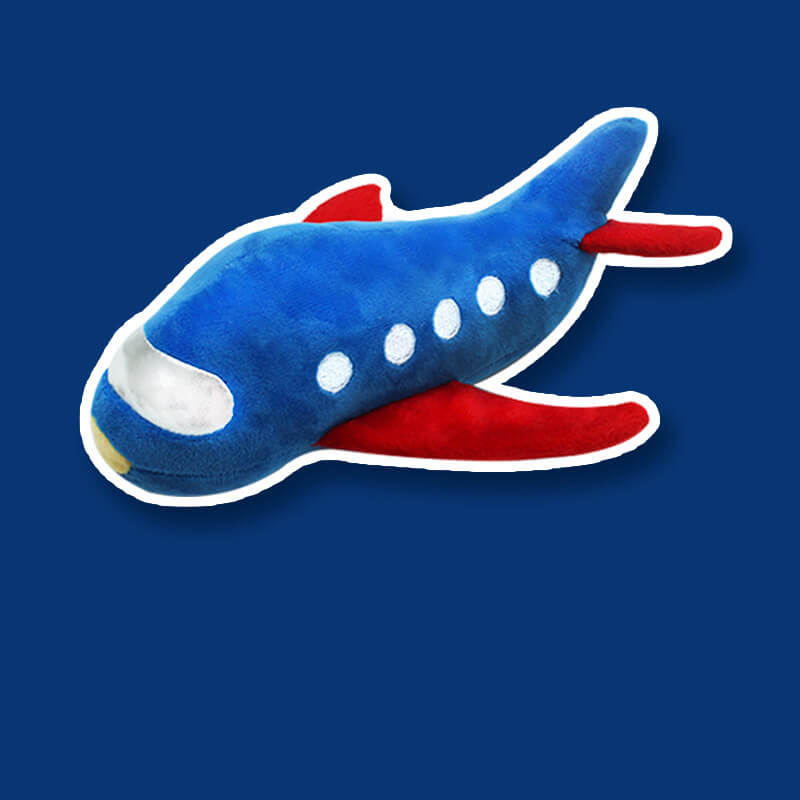 Rocket Plane Squeaky Dog Chew Toy – Fun Interactive Toy for Dogs