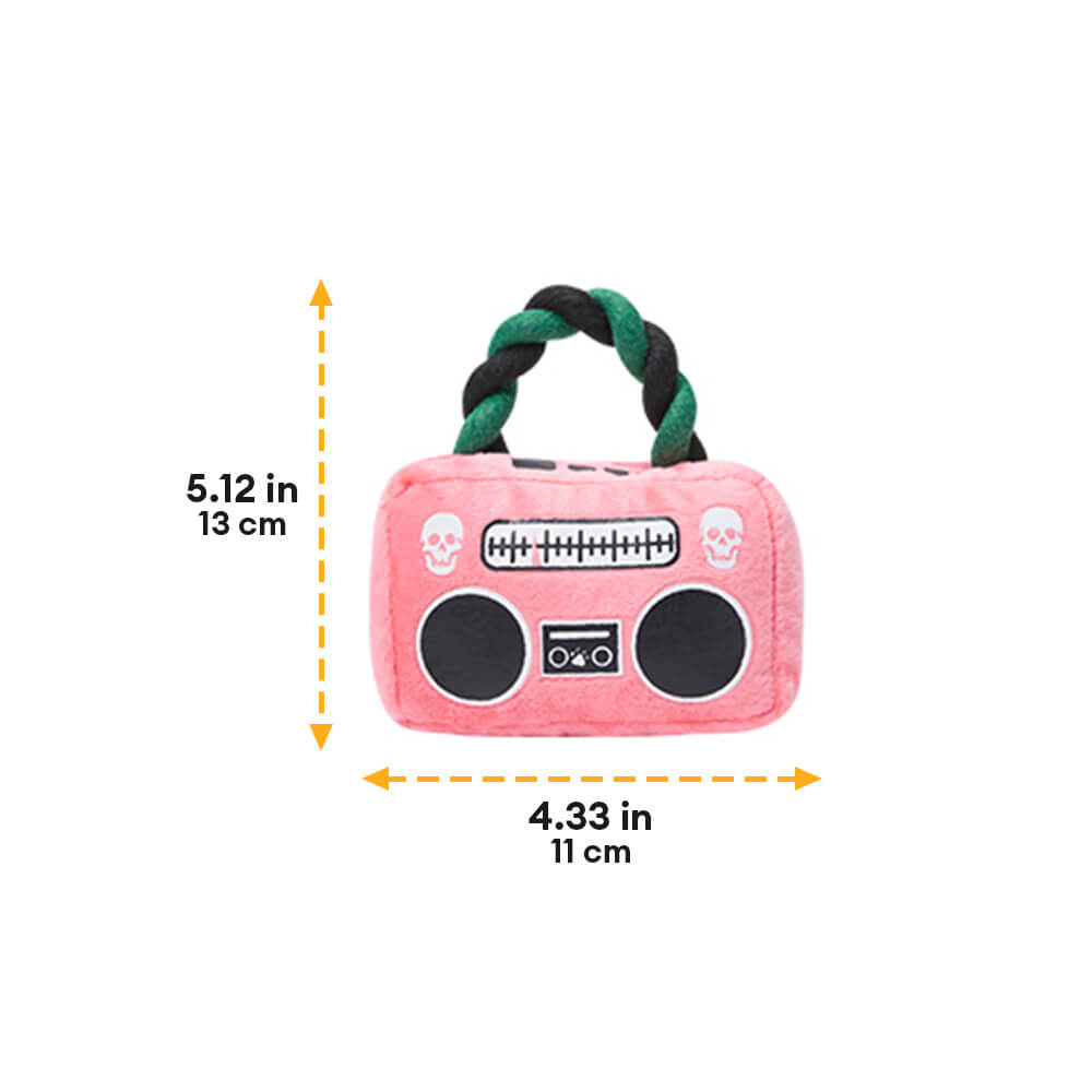Rockstar Plush Guitar &amp; Boombox Dog Toy – Chew &amp; Play
