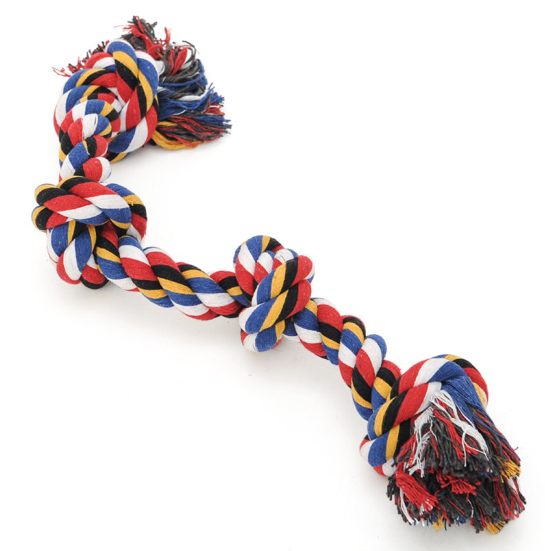 Rope Knot Tug Dog Toy – Interactive Chew &amp; Pull Play Toy