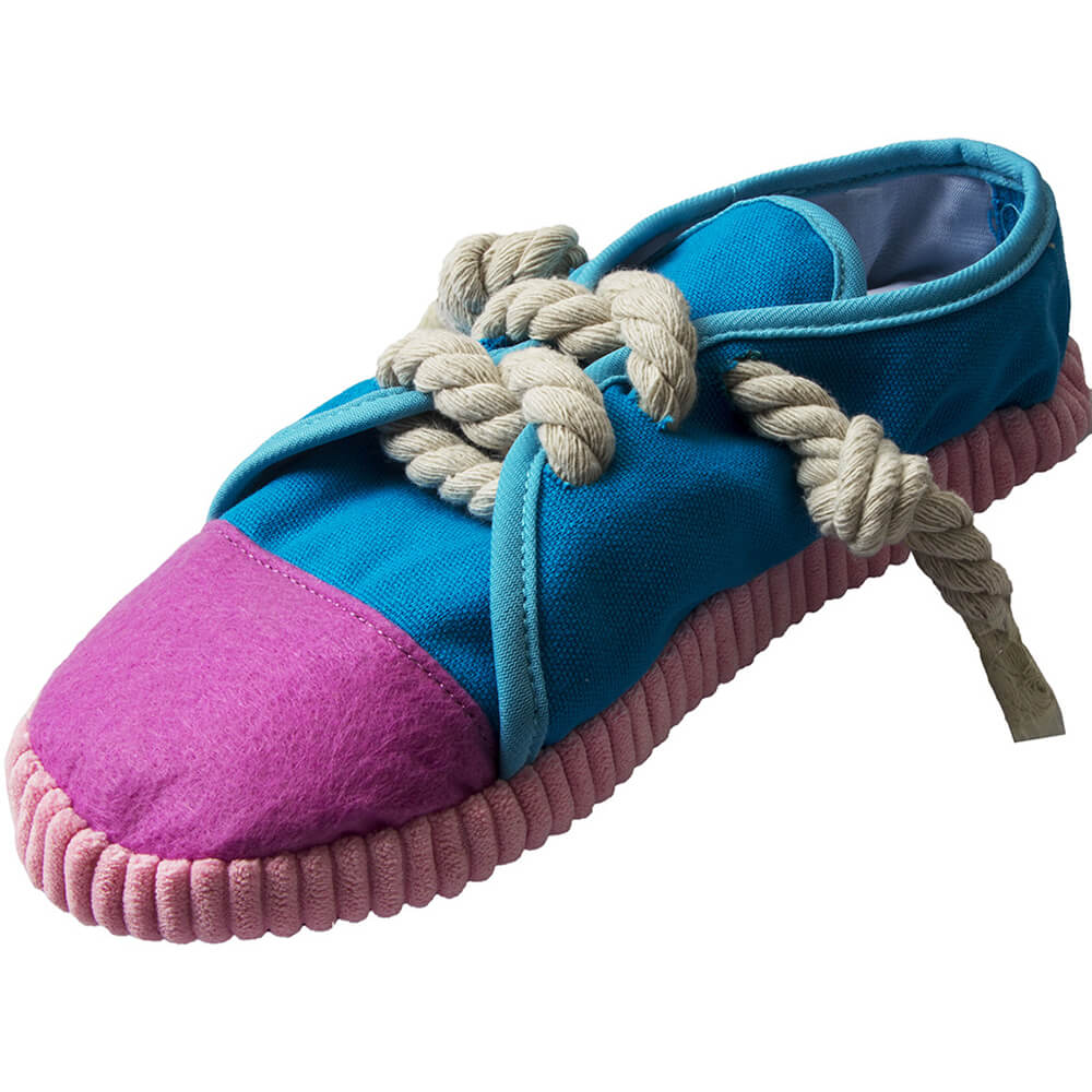 Colorful Shoes Rope Chew Dog Toy – Durable &amp; Interactive