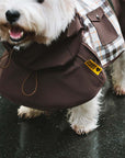 Waterproof Vintage Plaid Adjustable Dog Raincoat - All-Weather Protection - Pawhearth