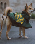 Waterproof Vintage Plaid Adjustable Dog Raincoat - All-Weather Protection - Pawhearth