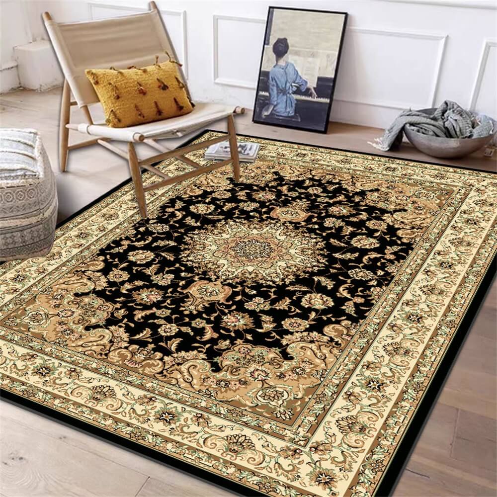 Classical Crystal Velvet Rug – Soft &amp; Luxurious for Pets &amp; Home