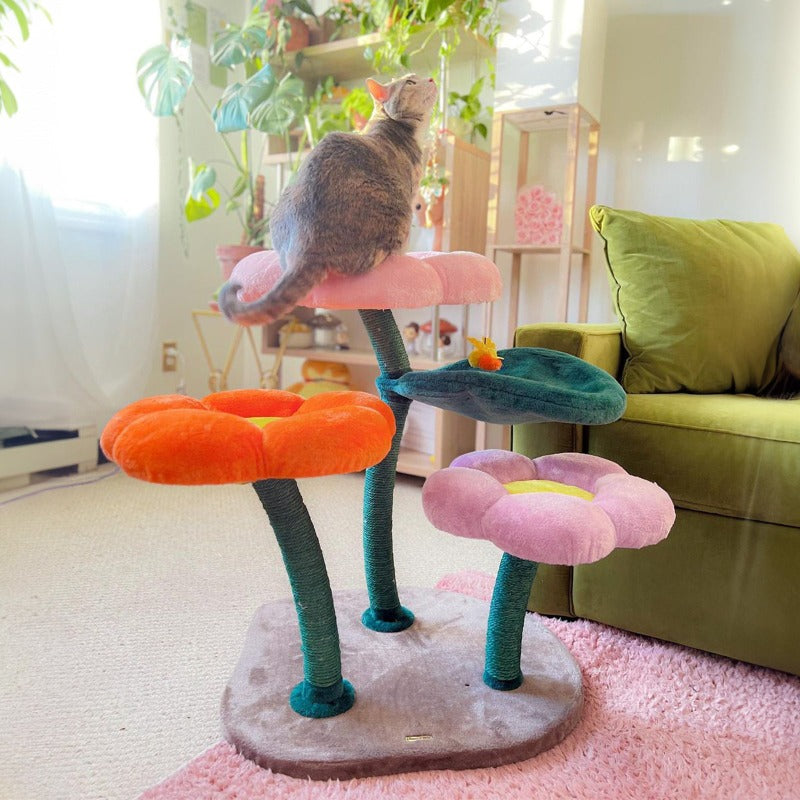 Bloomy Flower Cat Tree - Pawhearth