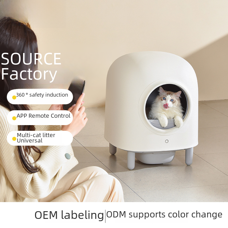 Fully Automatic Cat Litter Box Second Generation Smart Cat Toilet Sensor Cleaning Poop Shovel Fully Enclosed Deodorizing Export - Pawhearth
