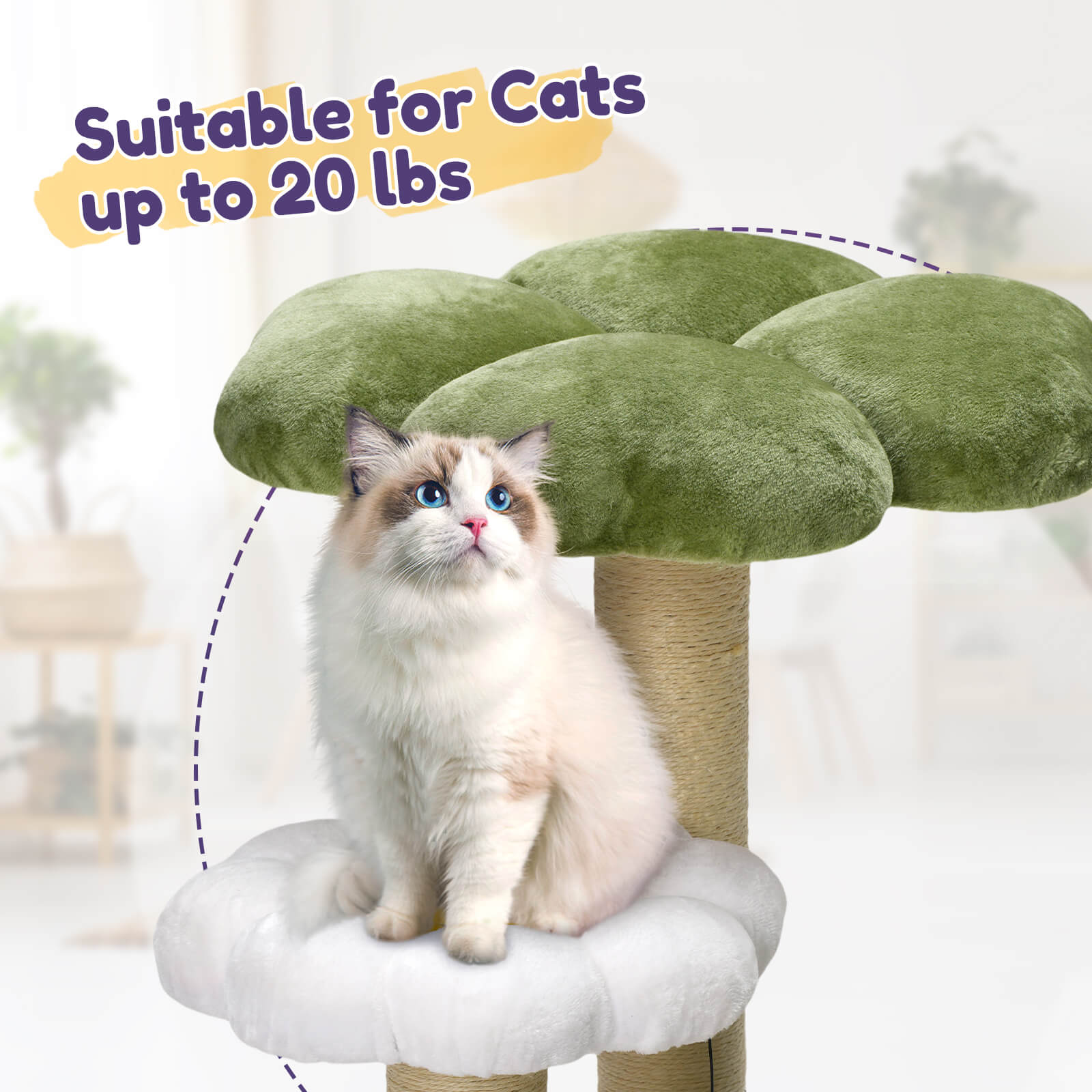 Four Leaf Clover Cat Tree - Pawhearth
