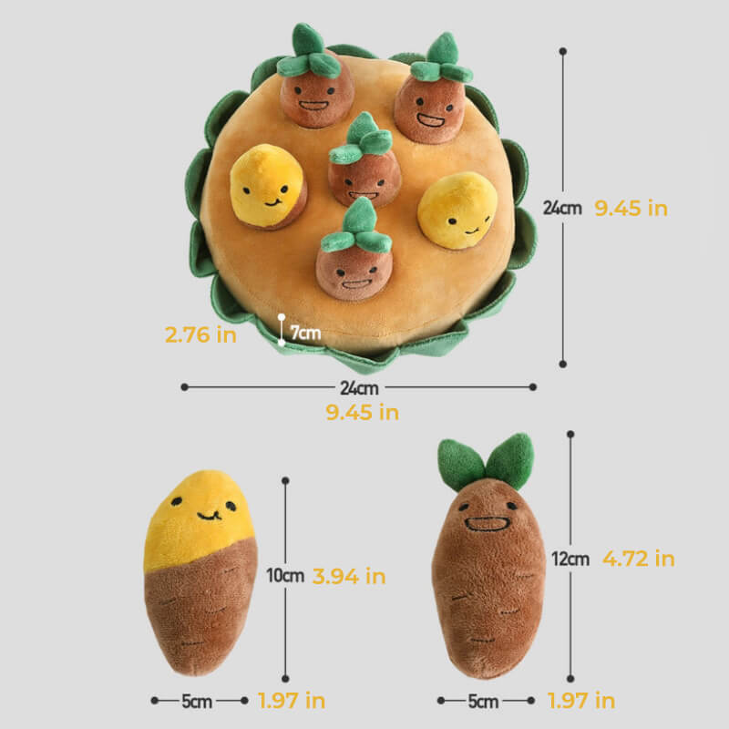 Sweet Potato Interactive Dog Puzzle Toy Set – Fun &amp; Engaging
