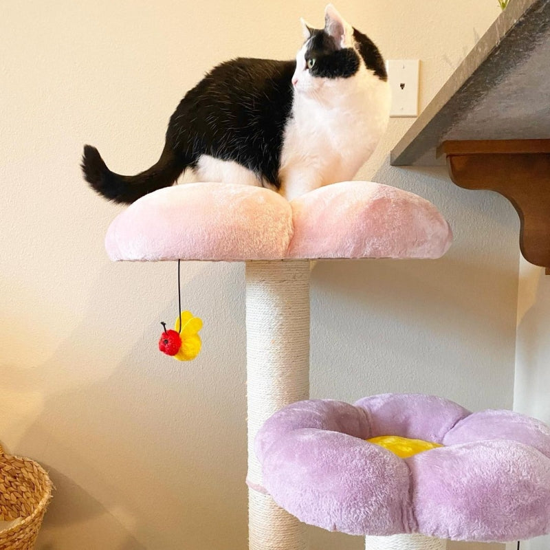 Three Flower Cat Tree - Pawhearth
