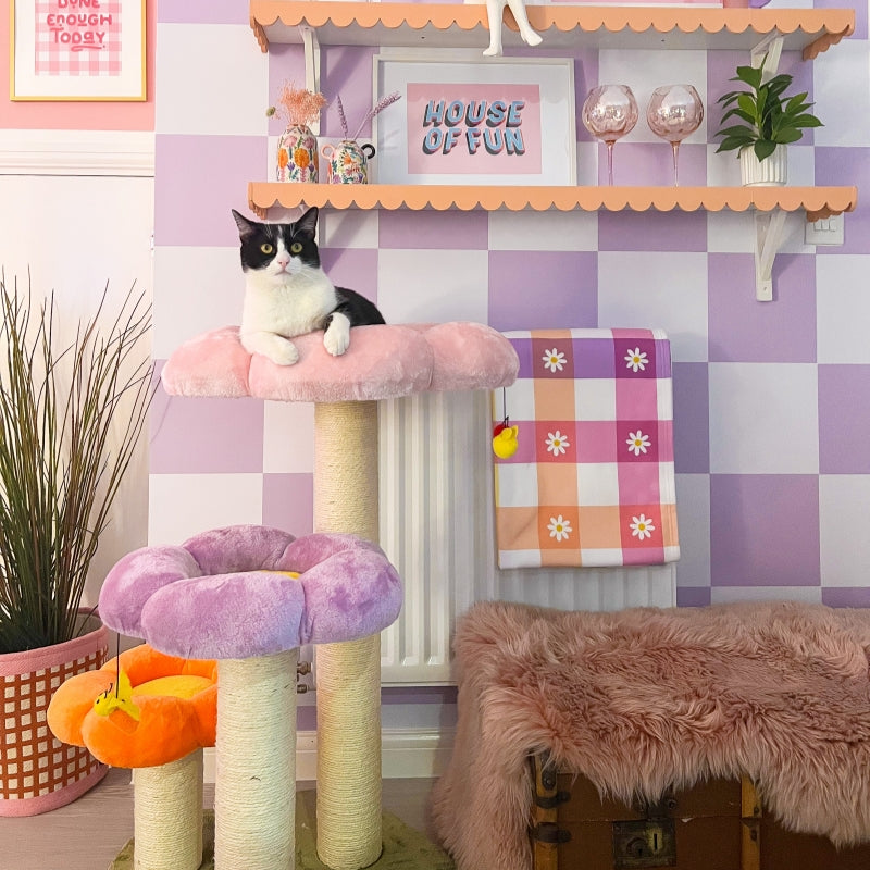 Three Flower Cat Tree - Pawhearth